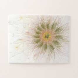 Quebra-cabeça Flores de fantasia fractal suaves e tenra