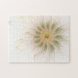 Quebra-cabeça Flores de fantasia fractal suaves e tenra