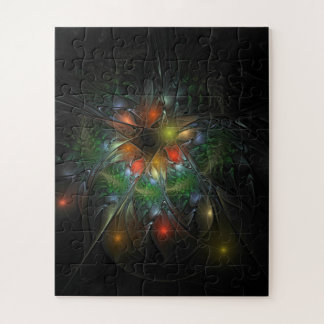 Quebra-cabeça Flores de fantasia fractal suaves e tenra