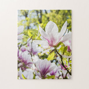 Quebra-cabeça Flores de Magnolia na Primavera