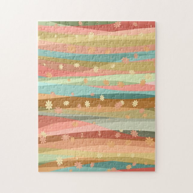 Quebra-cabeça Flores de Relaxamento Calmo (Vertical)