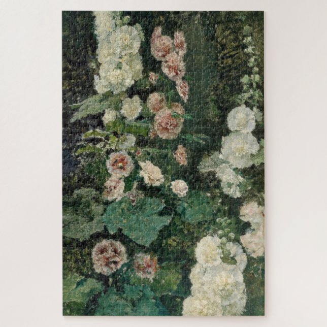Quebra-cabeça Flores de Rosa Malvarisco  (Vertical)