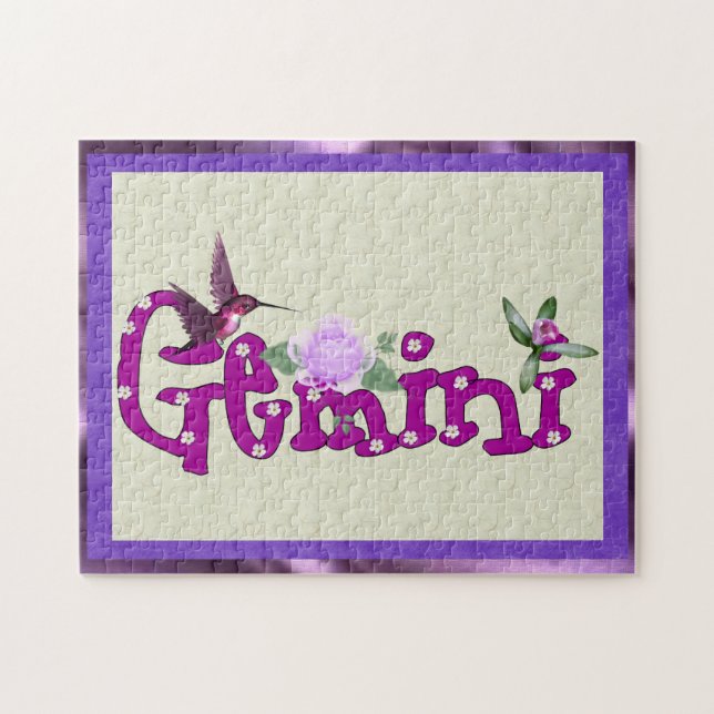 Quebra-cabeça Flores dos Gêmeos (Horizontal)