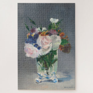 Quebra-cabeça Flores em Impressionista de Maneta Cristal Vase