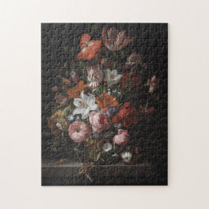 Quebra-cabeça Flores em um vaso de vidro, 1704