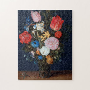 Quebra-cabeça Flores em Vidro, Jan Brueghel, o Velho