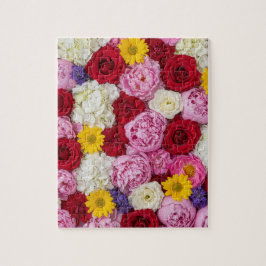 Quebra-cabeça Flores Eternas: Uma Tapeçaria Floral Premium
