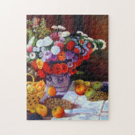 Quebra-cabeça Flores Monet e Frutas