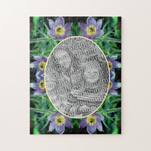 Quebra-cabeça Flores Púrpuras Criam sua própria foto