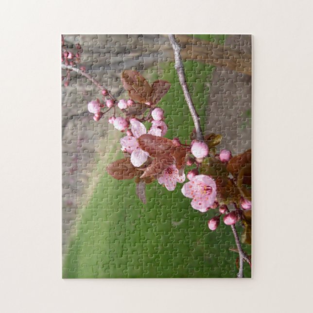 Quebra-cabeça Flores Rosa (Vertical)