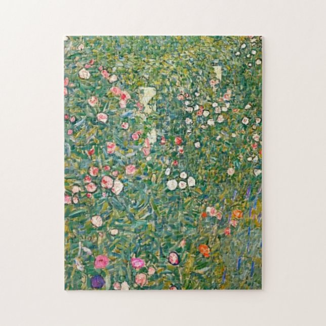 Quebra-cabeça Flores Rosa Gustav Klimt (Vertical)