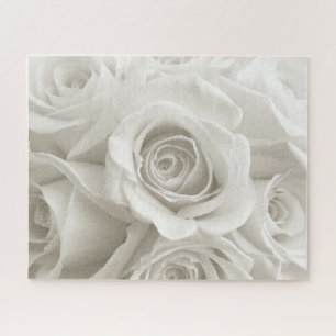 Quebra-cabeça Flores Rosas brancas