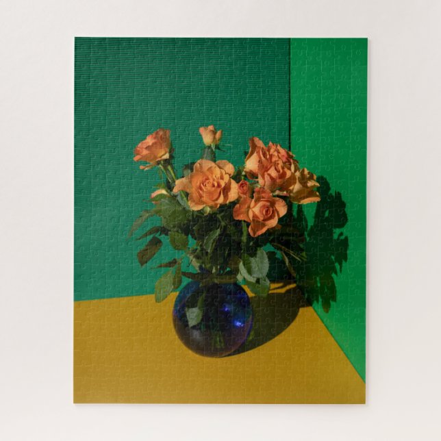 Quebra-cabeça Flores | Rosas em Vase (Vertical)