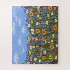 Quebra-cabeça Flores silvestres com Margaridas