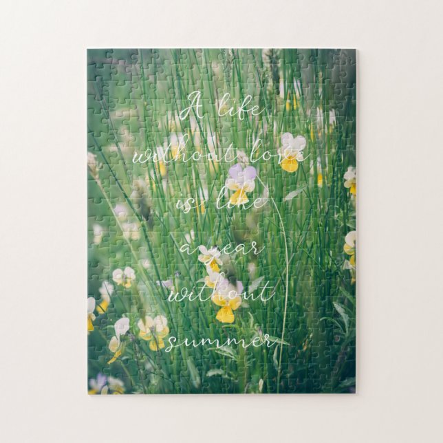 Quebra-cabeça Flores silvestres de Verão (Vertical)