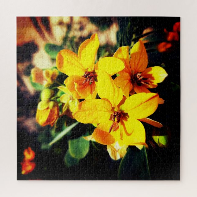 Quebra-cabeça Flores Vibrantes (Vertical)