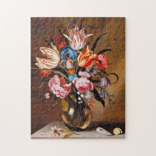 Quebra-cabeça Flores Vintage em um Vaso