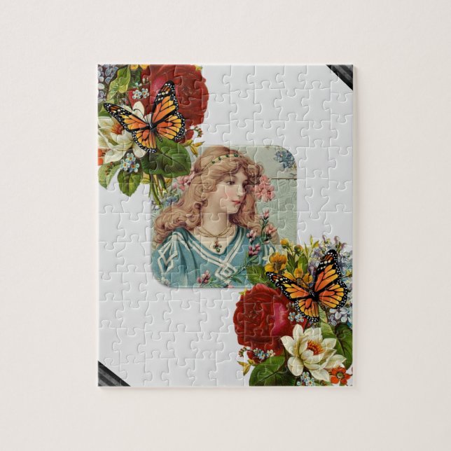 Quebra-cabeça Flores Vitorianas Flores Vitorianas  (Vertical)