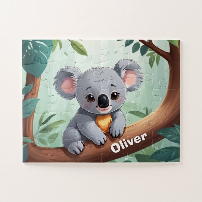 Quebra-cabeça Floresta Cute Koala (Horizontal)