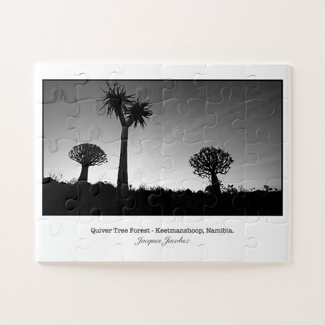 Quebra-cabeça Floresta de Árvore Silver (Horizontal)