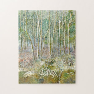 Quebra-cabeça floresta de inverno