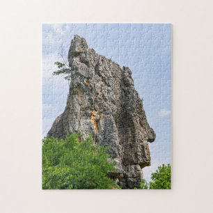Quebra-cabeça Floresta de pedra de Shilin - província de Yunnan