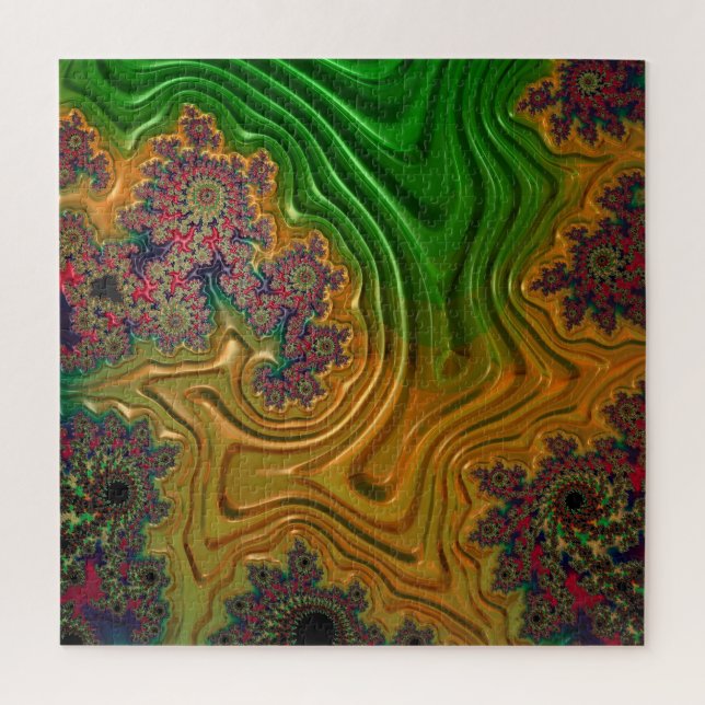 Quebra-cabeça Floresta Fractal (Vertical)