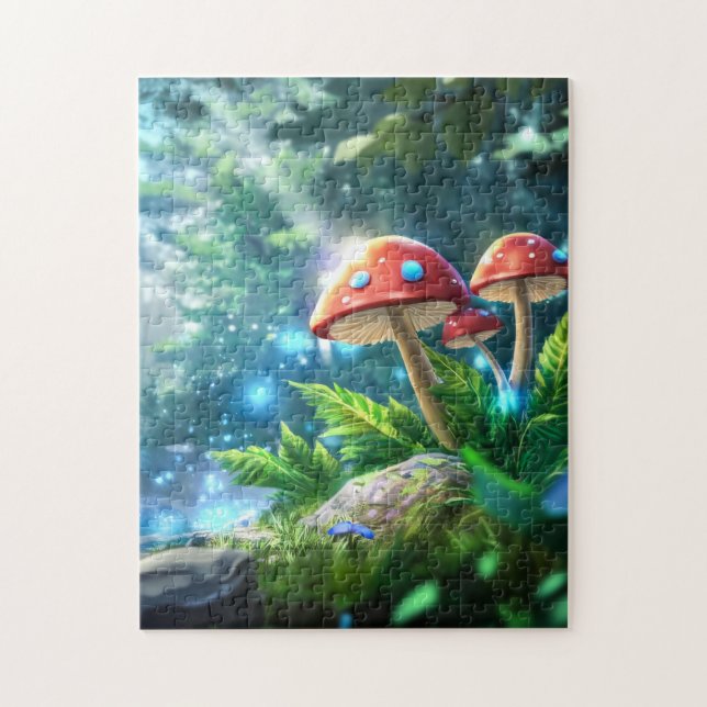Quebra-cabeça Floresta Mushroom (Vertical)