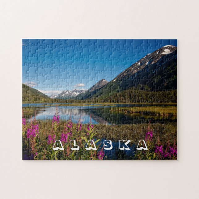 Quebra-cabeça Floresta Nacional Chugach, Alasca, Foto Cênica (Horizontal)