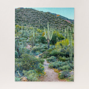 Quebra-cabeça Floresta Saguaro Cactus no Deserto de Arizona
