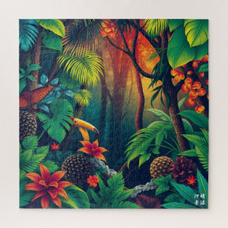 Quebra-cabeça Floresta Tropical Profunda