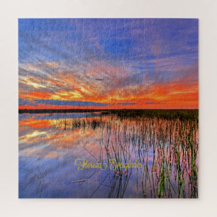 Quebra-cabeça Florida Everglades, panorama cênico,