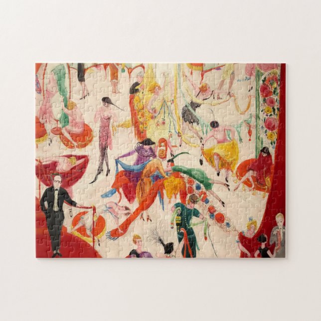 Quebra-cabeça Florine Stettheimer Primavera na Bendel. (Horizontal)