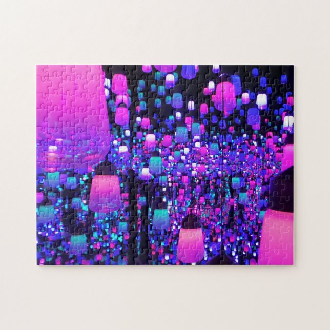 Quebra-cabeça Fluro divertido Luz Brilhante Lâmpada Brilhante De (Horizontal)