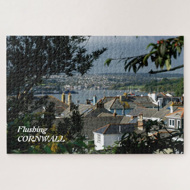 Quebra-cabeça Flushing Cornwall Picturesque (Horizontal)