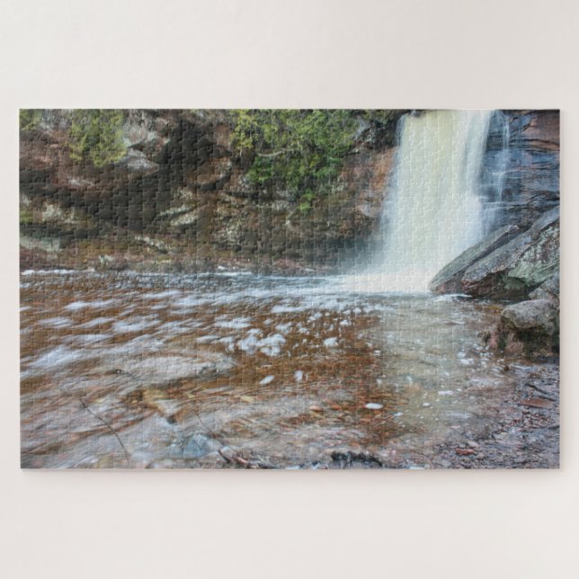 Quebra-cabeça Fluxo de Primavera em Hungarian Falls – Upper Peni (Horizontal)