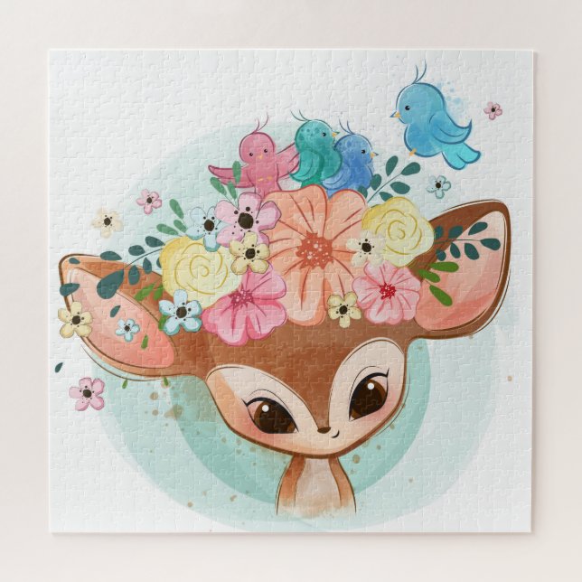 Quebra-cabeça fofofo (Horizontal)