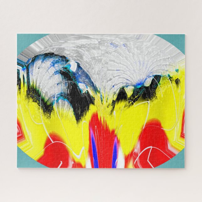 Quebra-cabeça Fogo e gelo derretido (Horizontal)