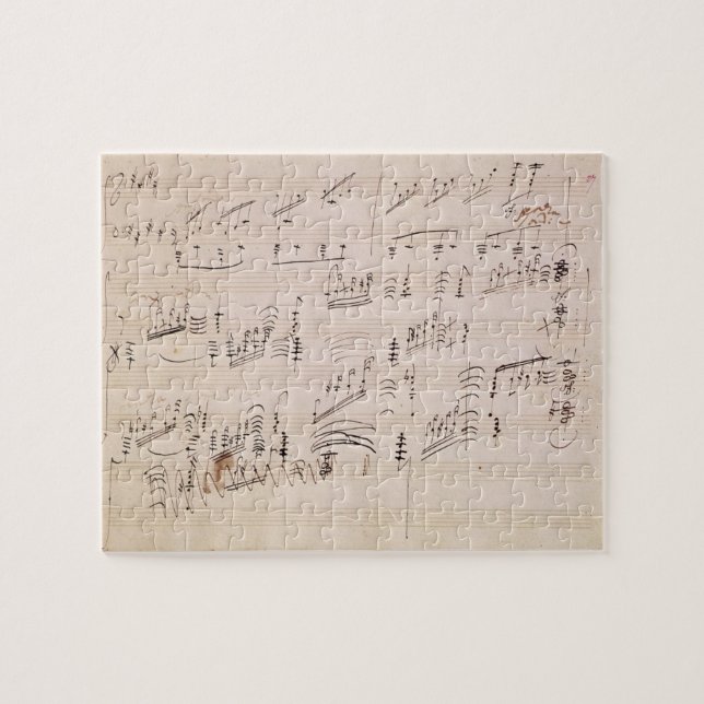 Quebra-cabeça Folha da contagem 'do luar Sonata (Horizontal)