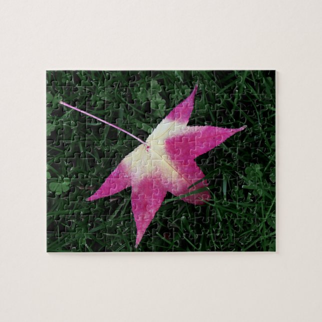 Quebra-cabeça Folha de Maple (Horizontal)