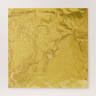 Quebra-cabeça Folha de Ouro: Textura de Abstrato brilhante