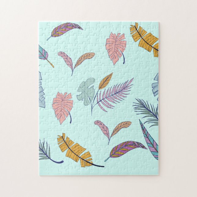 Quebra-cabeça Folhas (Vertical)