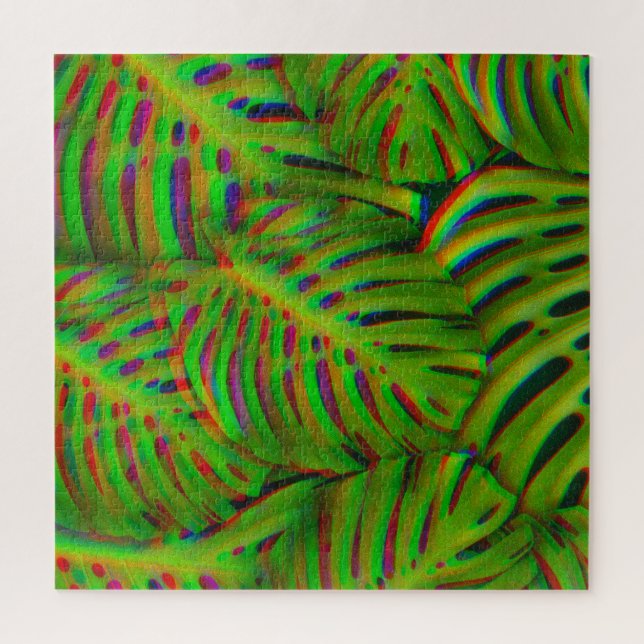 Quebra-cabeça Folhas Arco-íris (Vertical)