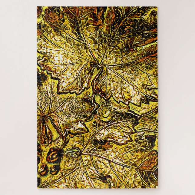 QUEBRA-CABEÇA FOLHAS DE UVAS DE OURO MAIS DIFÍCEIS DO MUNDO (Vertical)