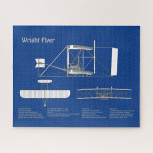 Quebra-cabeça Folheto Wright - Planos de desenho de projeto de a