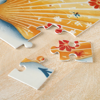 Quebra-cabeça Folk Art  Seashell Puzzle