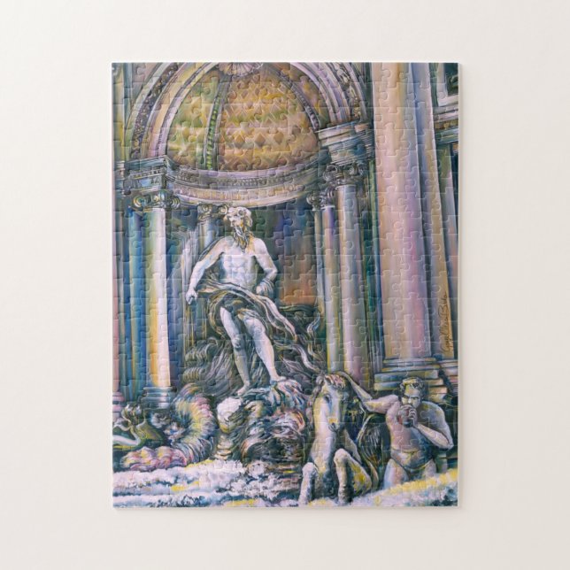 Quebra-cabeça Fontana Di Trevi, Roma (Vertical)