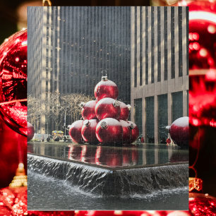 Quebra-cabeça Fonte de neve de Natal Nova Iorque NYC