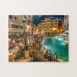 Quebra-cabeça Fonte de Trevi Roma.