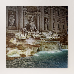 Quebra-cabeça Fonte do Trevi - Roma, Italia - 20x20 - 676 PCes